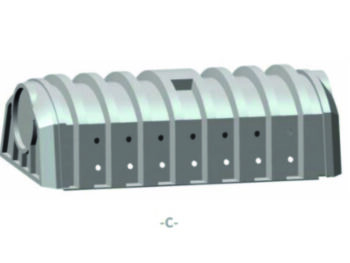 Дренажен тунел AQUAway C единичен